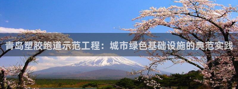 红足 世足球手机网：青岛塑胶跑道示范工程：城市绿色基础设施的典范实践