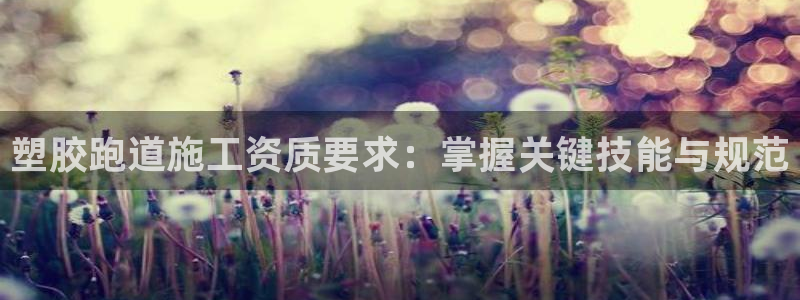 红足1世足球比分预测：塑胶跑道施工资质要求：掌握关键技能与规范