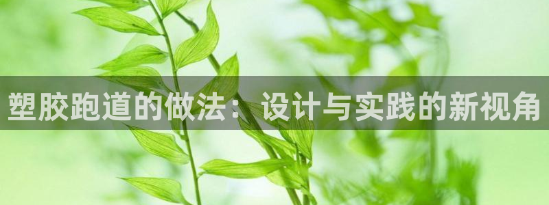 红足一1世66814:塑胶跑道的做法:设计与实践的新视角