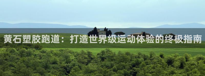 红足1一世:黄石塑胶跑道:打造世界级运动体验的终极指南